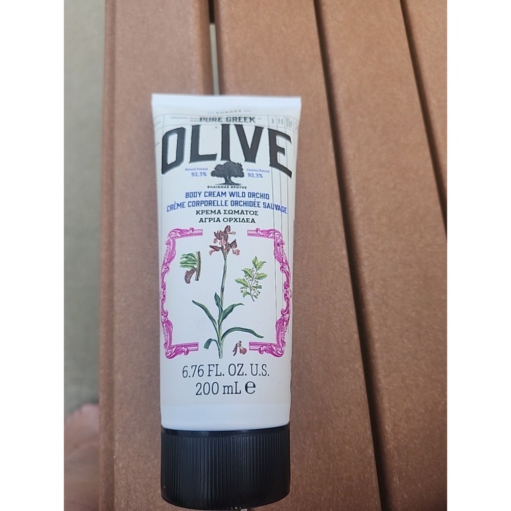 Korres Pure Greek Olive Wild Orchid Body Creme 6.76 fl oz new & sealed